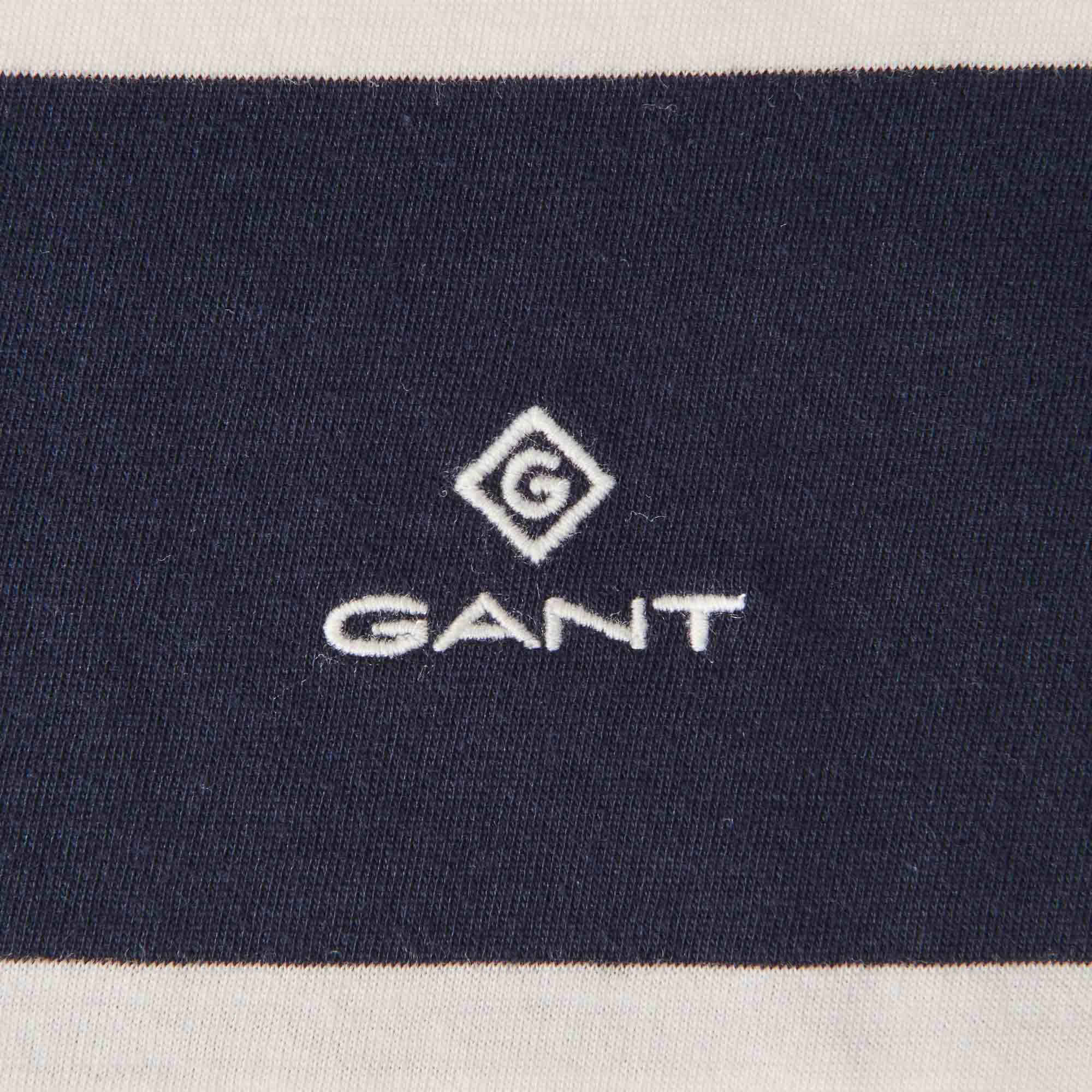 GANT Barstripe T-Shirt - Eggshell - Image 2
