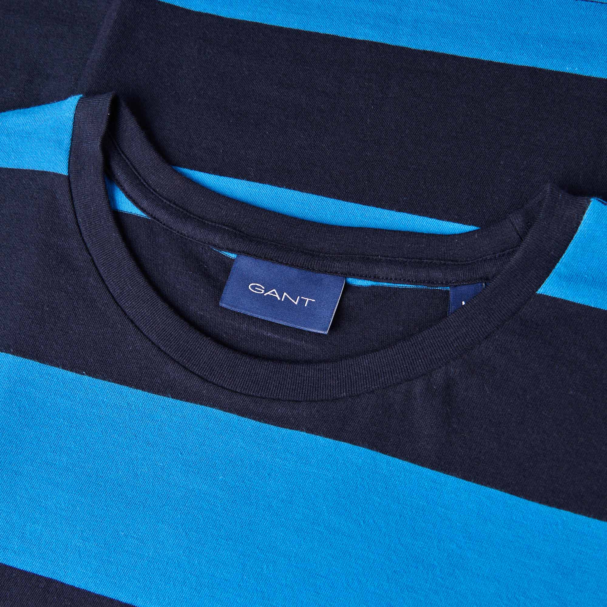 GANT Barstripe T-Shirt - Day Blue - Image 4