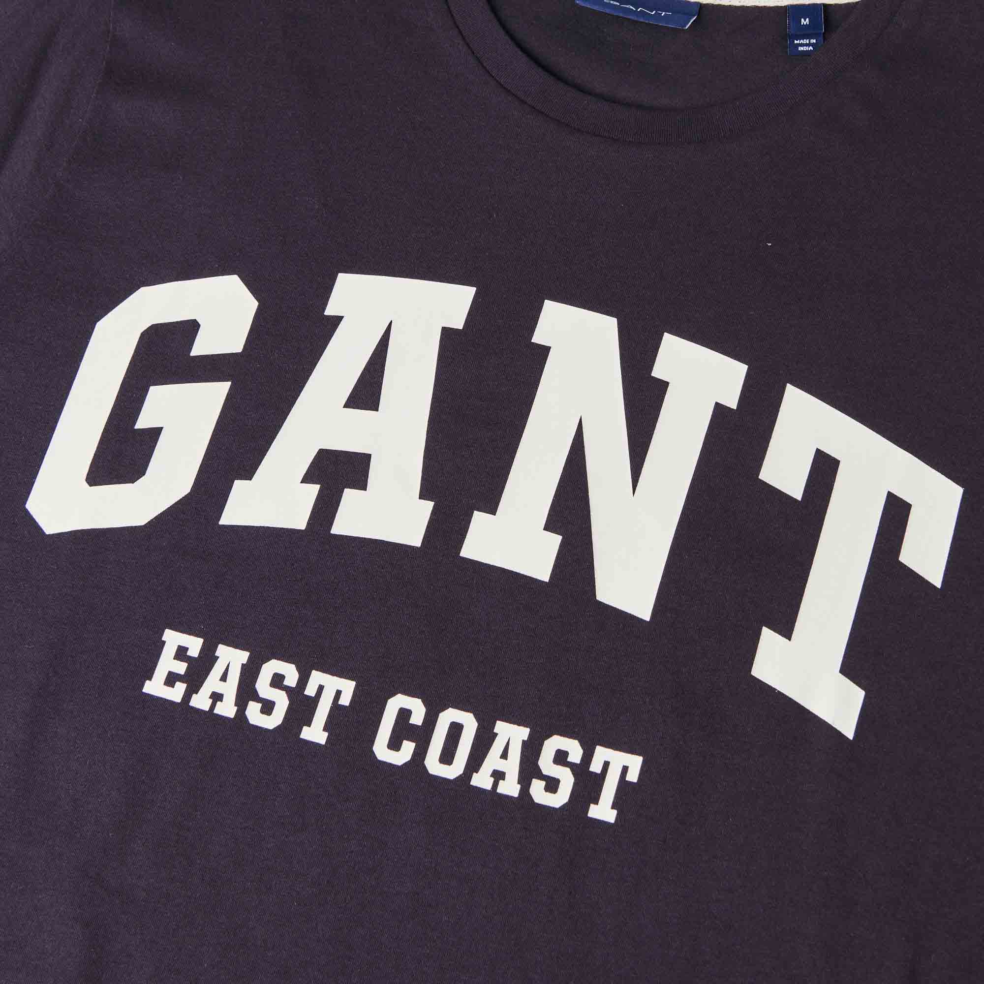 GANT Short Sleeve T-Shirt - Evening Blue - Image 3