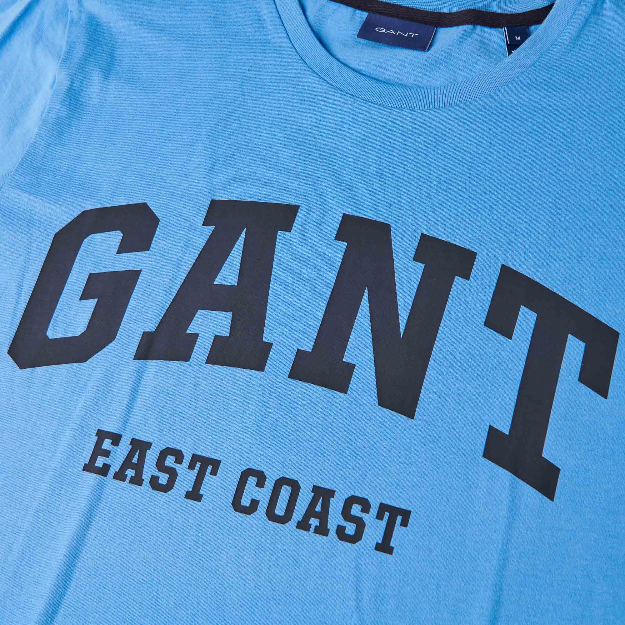 GANT Short Sleeve T-Shirt - Pacific Blue - Image 4