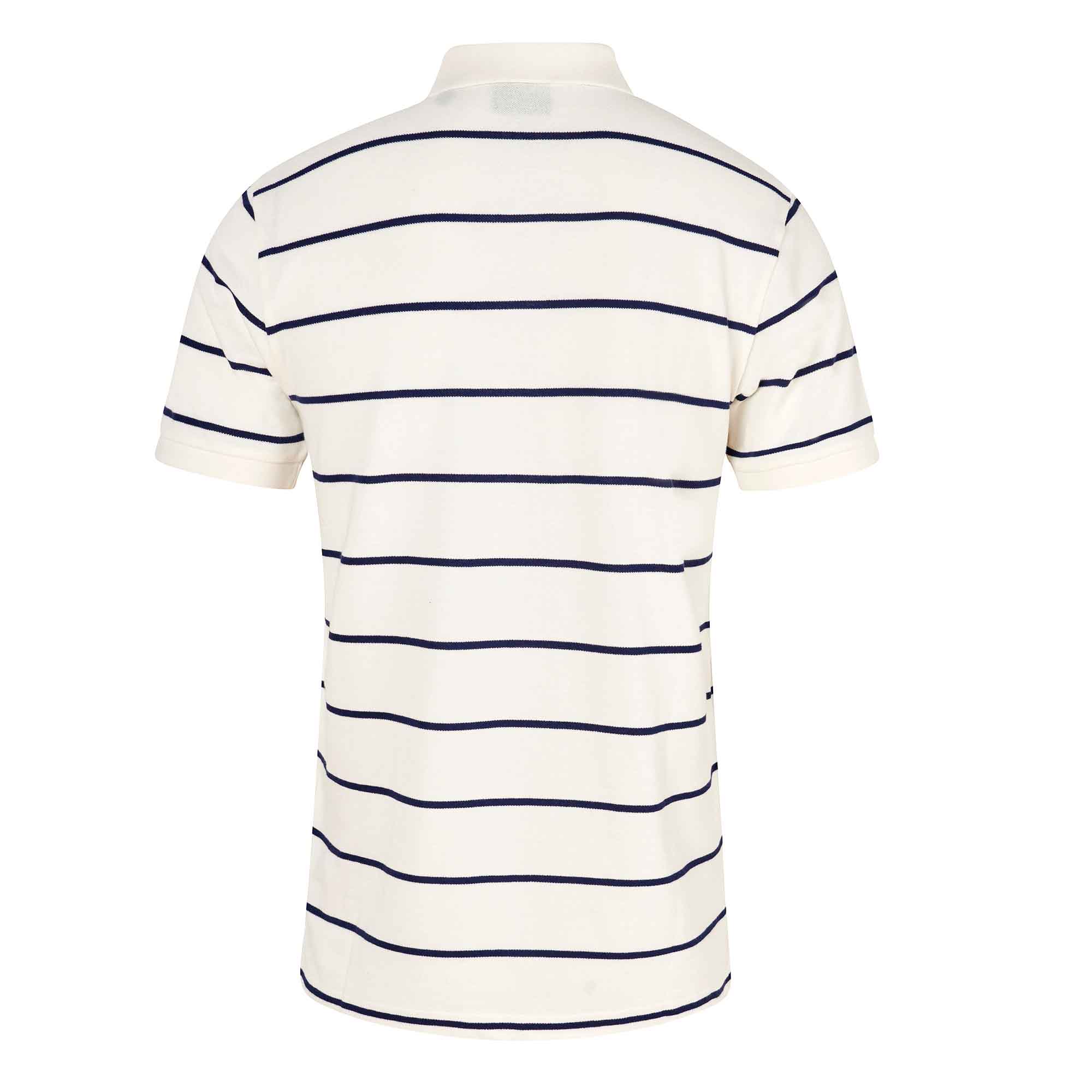 GANT Breton Stripe Polo Shirt - Eggshell - Image 2