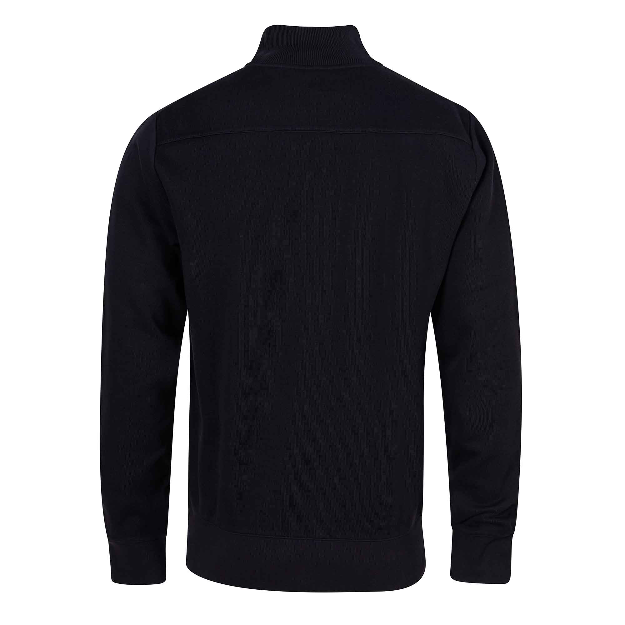 GANT Sacker Rib Half-Zip Sweater - Navy - Image 2