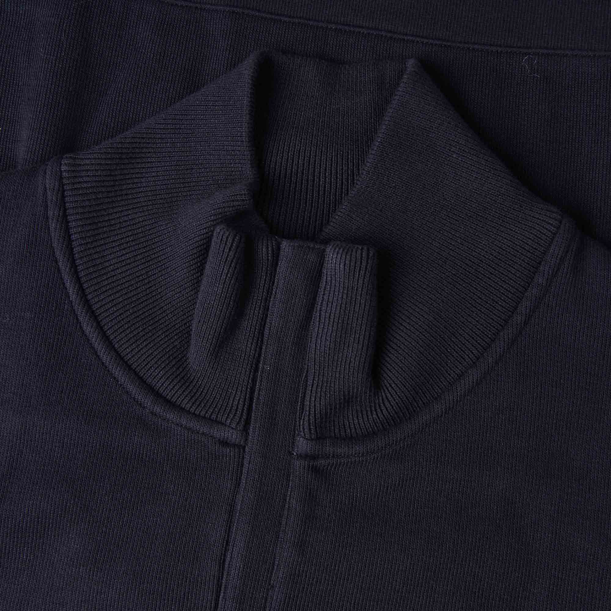 GANT Sacker Rib Half-Zip Sweater - Navy - Image 5
