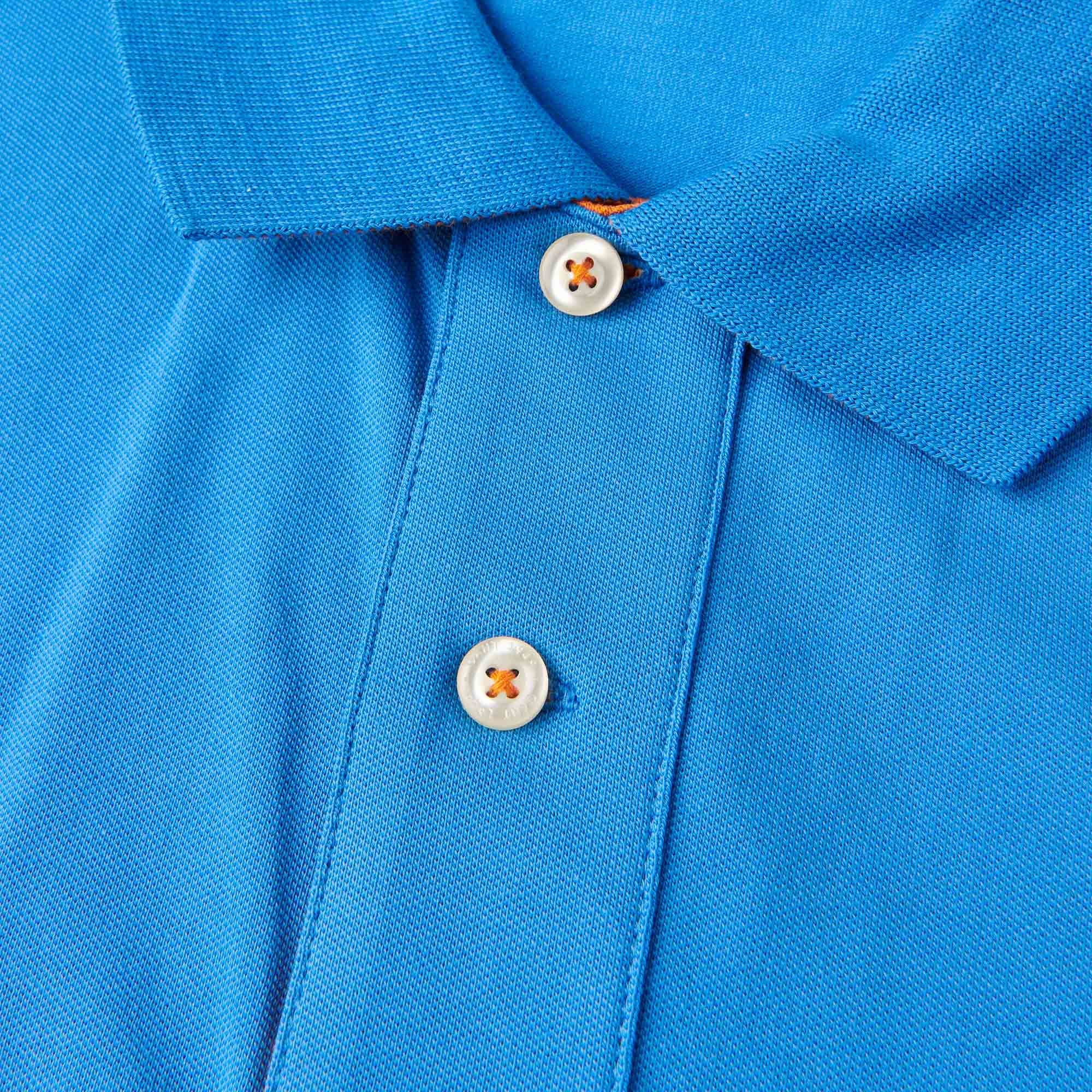GANT Contrast Colour Polo Shirt - Day Blue - Image 6