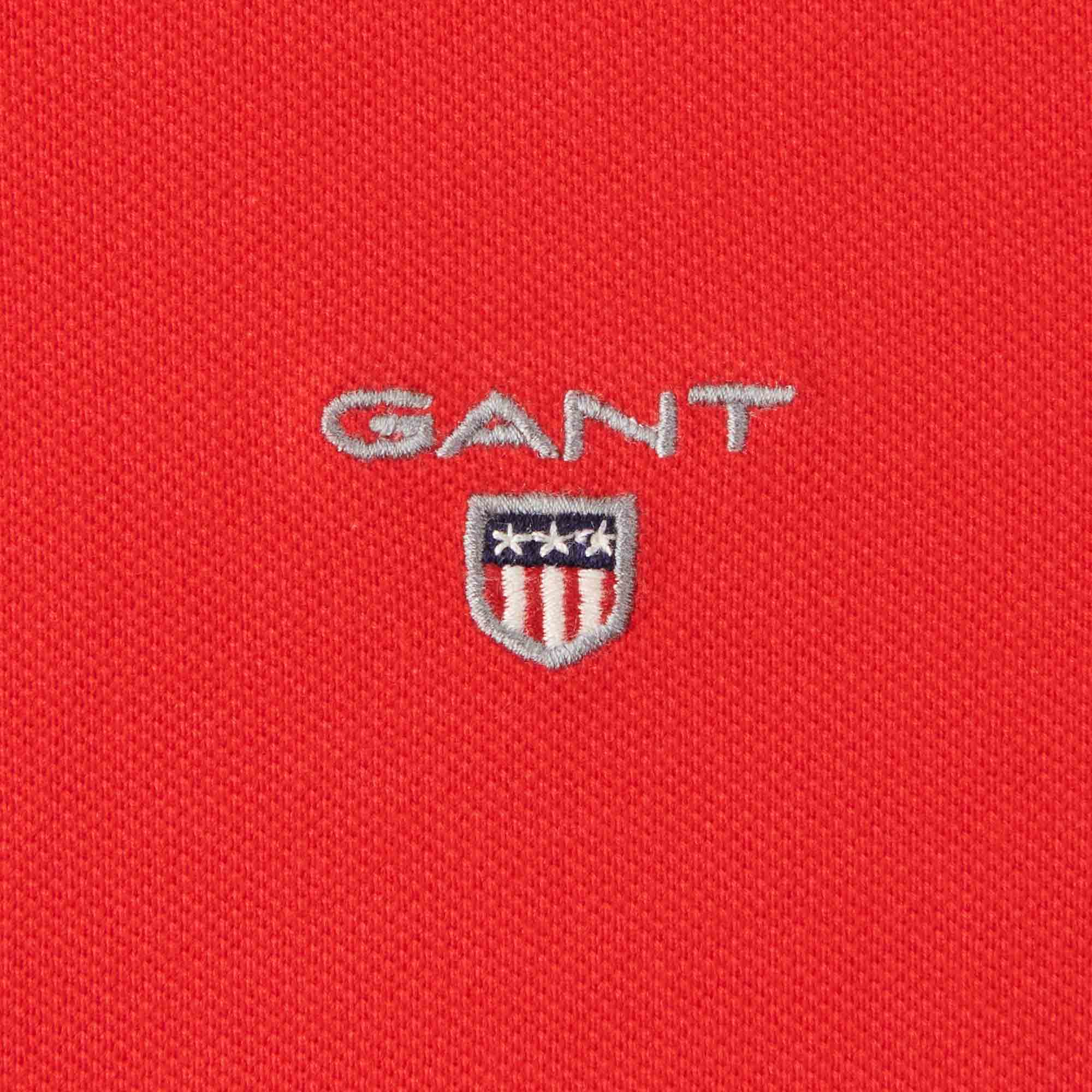 GANT Original Polo Shirt - Bright Red - Image 3