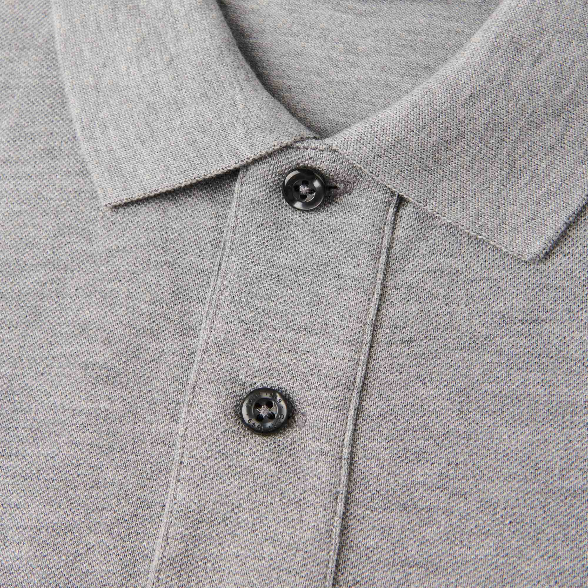 GANT Original Polo Shirt - Grey Melange - Image 4