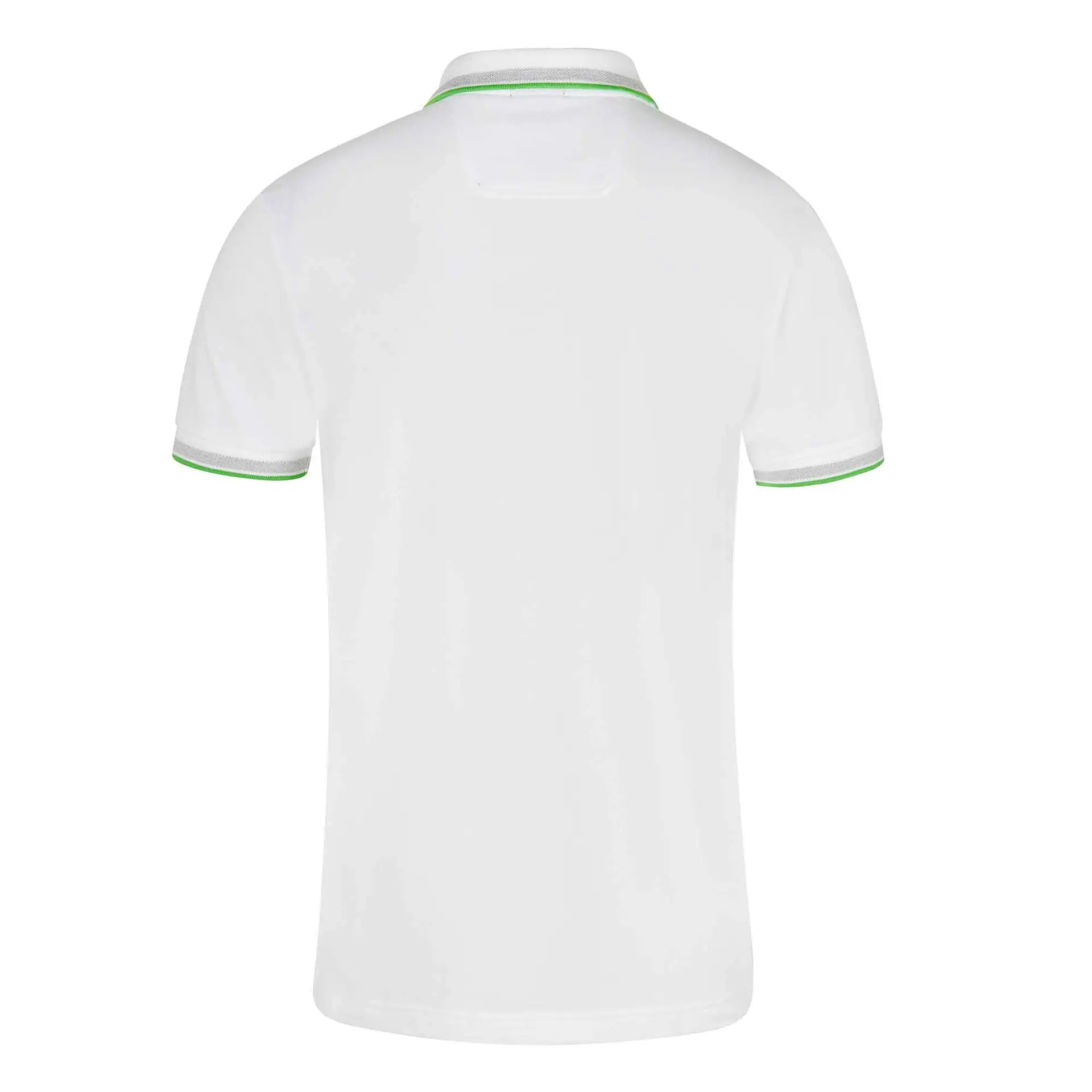 HUGO BOSS Polo Shirt with Contrast Logo Details - White - Image 2